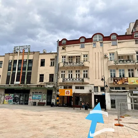 Centermost Artsy Modern Quiet Skopje 1-Bdrm - Sirma'S Studio 아파트 스코페